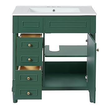 ●TINA Amazon.com: THINK 30 24-Inch Bathroom Vanity with Storage